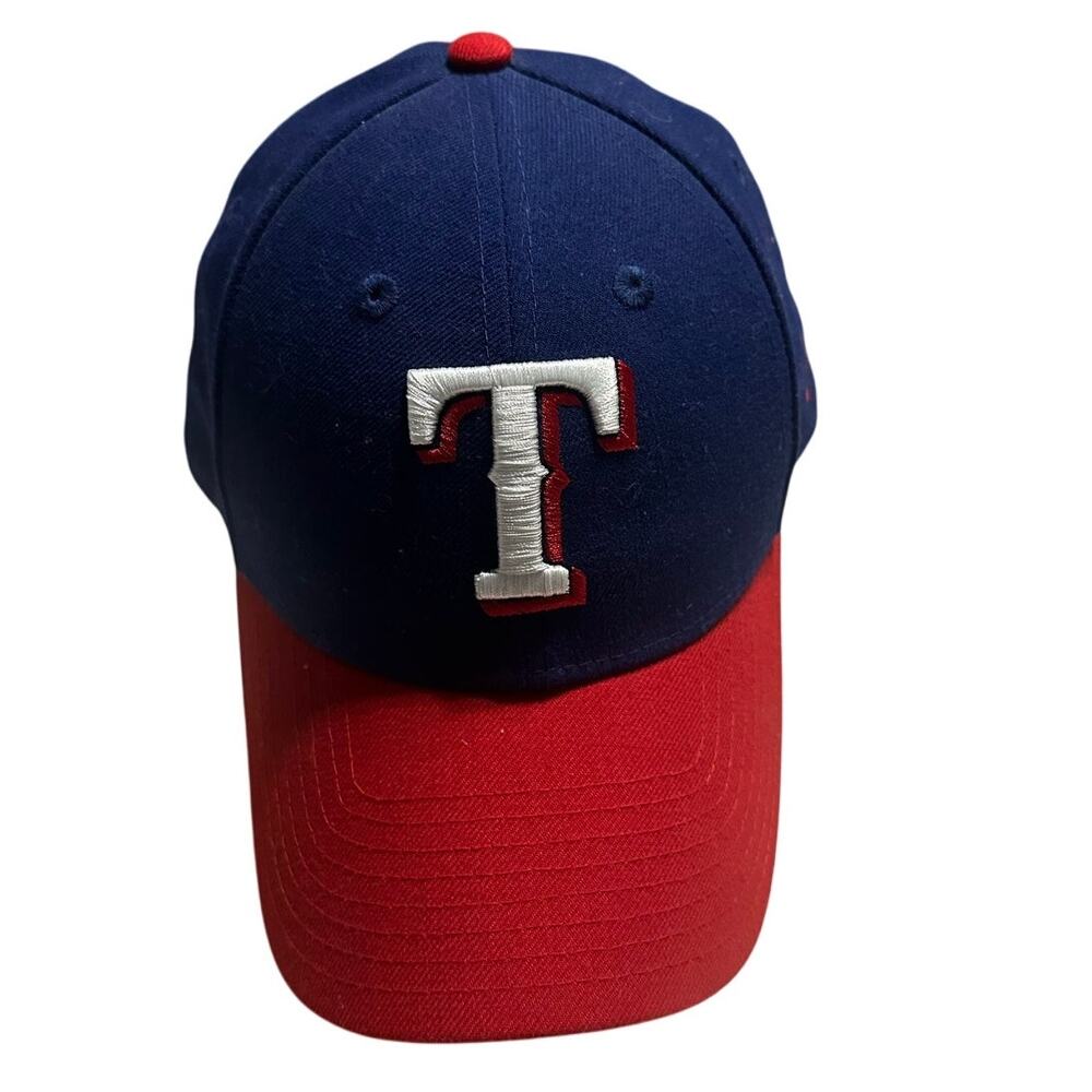 New Era Texas Rangers Baseball Cap Hat MLB Adjustable One-Size Snap Back - Picture 1 of 8